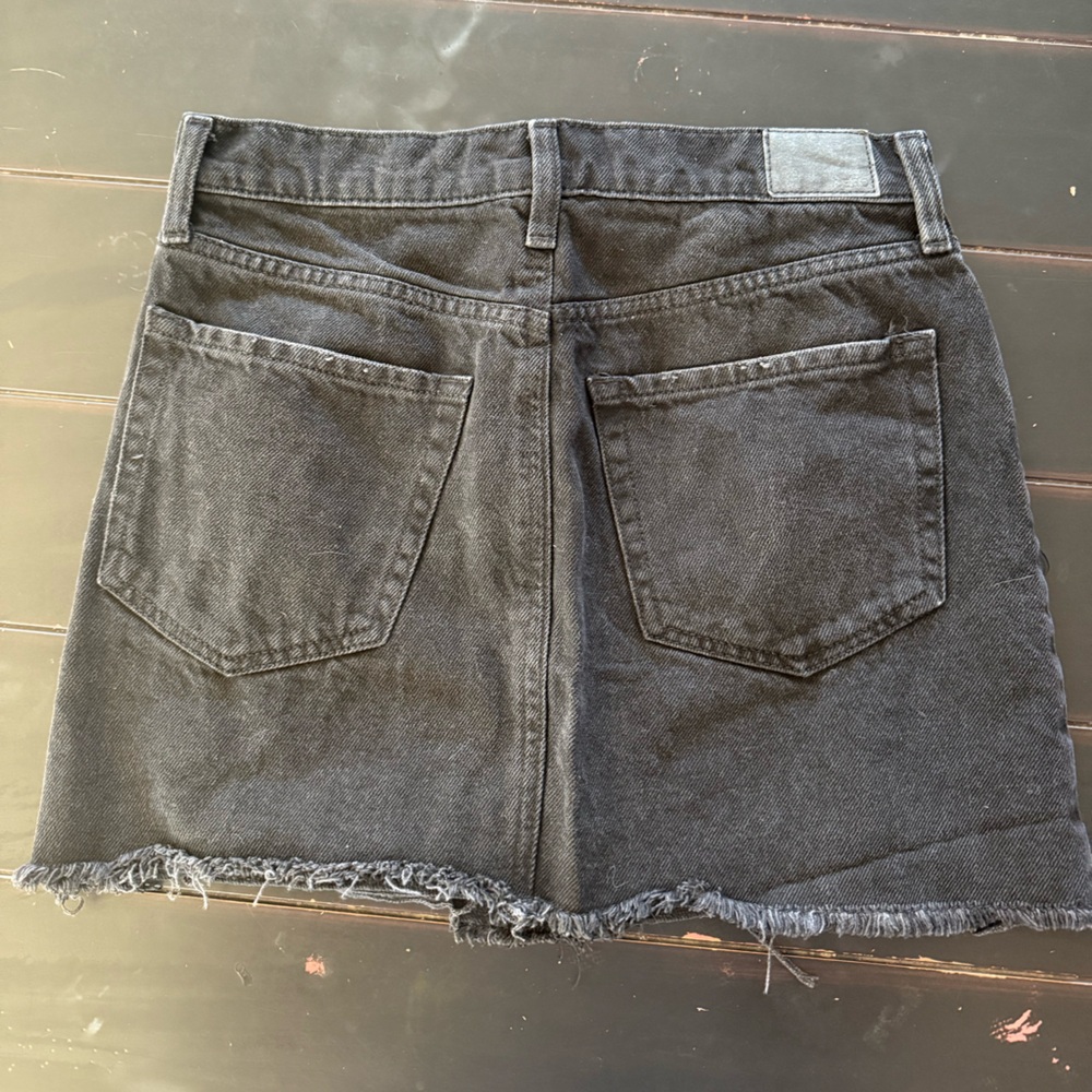 Aeropostale Size 0 Black Jean Skirt